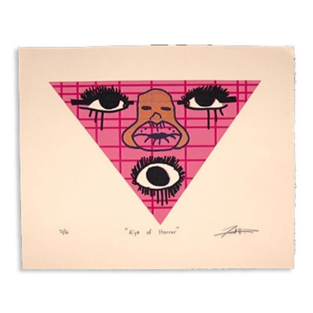 "Eye of Horror" : 5 color screen print